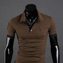 Load image into Gallery viewer, Casual Deer Embroidery Man T-Shirt