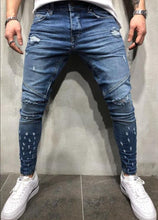 Load image into Gallery viewer, Mens Cool Designer Brand Pencil Jeans