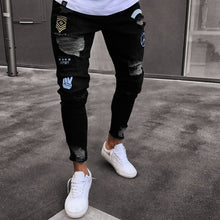 Load image into Gallery viewer, Mens Cool Designer Brand Pencil Jeans