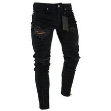 Load image into Gallery viewer, Ripped Skinny Jeans Stretch Destroyed