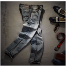 Load image into Gallery viewer, Jeans Men Plus Biker Jean