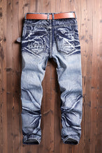 Load image into Gallery viewer, Men'S Classic Fashions Pants Denim Biker Pant