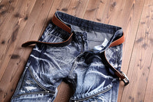 Load image into Gallery viewer, Men'S Classic Fashions Pants Denim Biker Pant