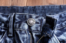 Load image into Gallery viewer, Men'S Classic Fashions Pants Denim Biker Pant