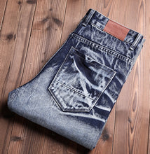 Load image into Gallery viewer, Men'S Classic Fashions Pants Denim Biker Pant