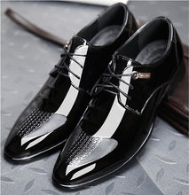 Load image into Gallery viewer, black designer formal oxford shoes for men