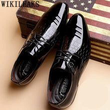 Load image into Gallery viewer, black designer formal oxford shoes for men