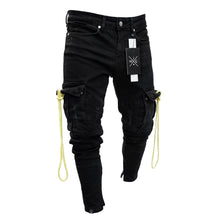 Load image into Gallery viewer, New Men Jeans Slim Racer Biker Jeans