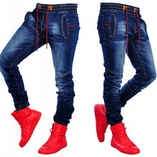 Load image into Gallery viewer, Fashion Mens Jeans Patchwork