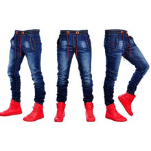 Load image into Gallery viewer, Fashion Mens Jeans Patchwork