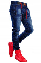 Load image into Gallery viewer, Fashion Mens Jeans Patchwork