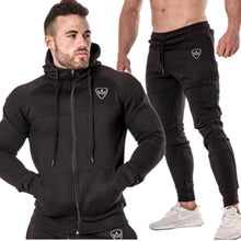 Load image into Gallery viewer, 2 pieces Autumn Running tracksuit men