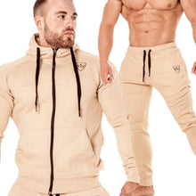 Load image into Gallery viewer, 2 pieces Autumn Running tracksuit men