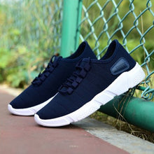 Load image into Gallery viewer, Sports Shoes Men Lace Up Solid Color Sneakers