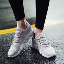 Load image into Gallery viewer, Sports Shoes Men Lace Up Solid Color Sneakers