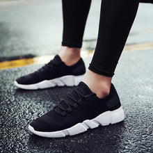 Load image into Gallery viewer, Sports Shoes Men Lace Up Solid Color Sneakers