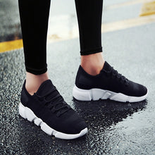 Load image into Gallery viewer, Sports Shoes Men Lace Up Solid Color Sneakers