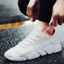 Load image into Gallery viewer, Sports Shoes Men Lace Up Solid Color Sneakers