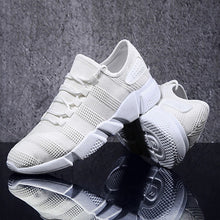 Load image into Gallery viewer, Sports Shoes Men Lace Up Solid Color Sneakers