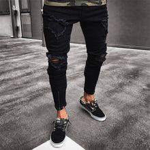 Load image into Gallery viewer, Fashion Ripped Jeans Men Pants Skinny Slim