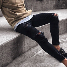 Load image into Gallery viewer, Fashion Ripped Jeans Men Pants Skinny Slim