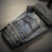 Load image into Gallery viewer, Jeans Men Plus Biker Jean