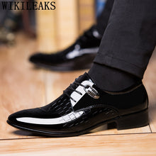 Load image into Gallery viewer, black designer formal oxford shoes for men