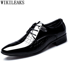 Load image into Gallery viewer, black designer formal oxford shoes for men