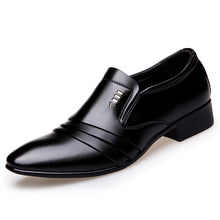 Load image into Gallery viewer, Leather Fashion Men Business Dress Loafers