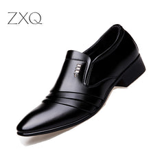 Load image into Gallery viewer, Leather Fashion Men Business Dress Loafers