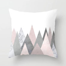 Load image into Gallery viewer, Pink Geometric Nordic Cushion Cover