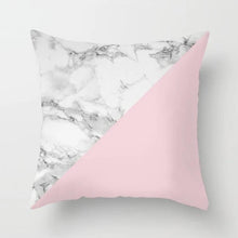 Load image into Gallery viewer, Pink Geometric Nordic Cushion Cover