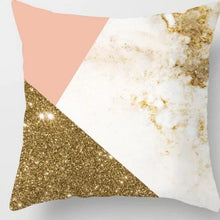 Load image into Gallery viewer, Pink Geometric Nordic Cushion Cover