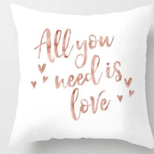 Load image into Gallery viewer, Pink Geometric Nordic Cushion Cover