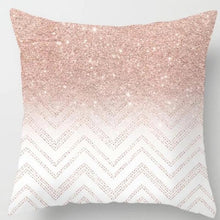 Load image into Gallery viewer, Pink Geometric Nordic Cushion Cover