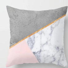 Load image into Gallery viewer, Pink Geometric Nordic Cushion Cover