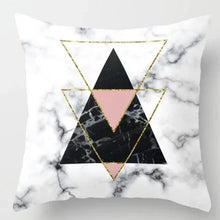 Load image into Gallery viewer, Pink Geometric Nordic Cushion Cover