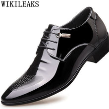 Load image into Gallery viewer, black designer formal oxford shoes for men