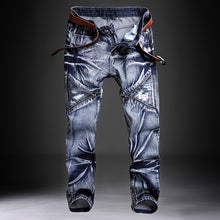 Load image into Gallery viewer, Men'S Classic Fashions Pants Denim Biker Pant