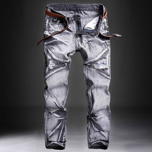 Load image into Gallery viewer, Men'S Classic Fashions Pants Denim Biker Pant