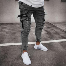 Load image into Gallery viewer, Mens Cool Designer Brand Pencil Jeans